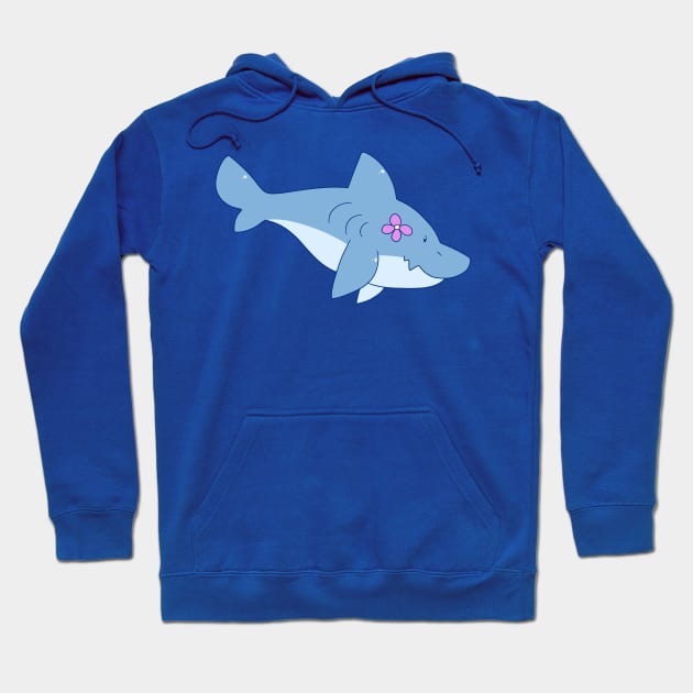 Flower Shark Hoodie by saradaboru